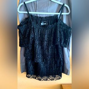 Black Lacey top